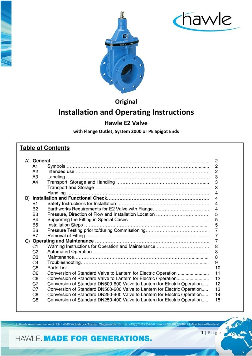 Hawle E2 User manual