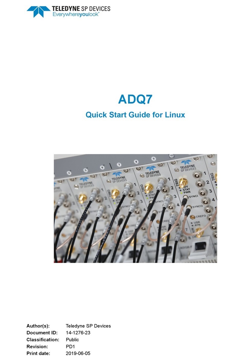 Teledyne SP Devices ADQ7 User manual