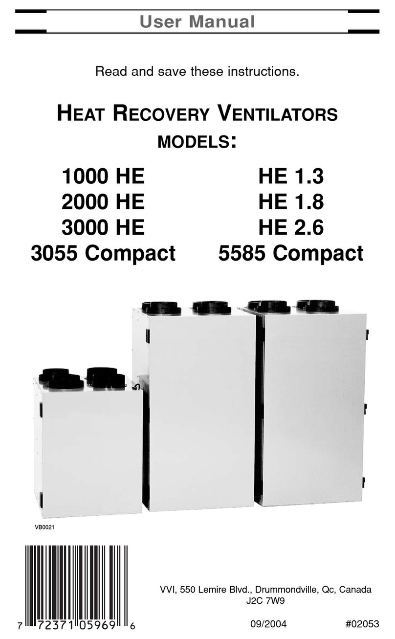 Venmar 3055 COMPACT user manual