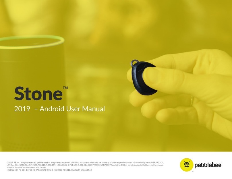 Pebblebee Stone PB-501-B User manual