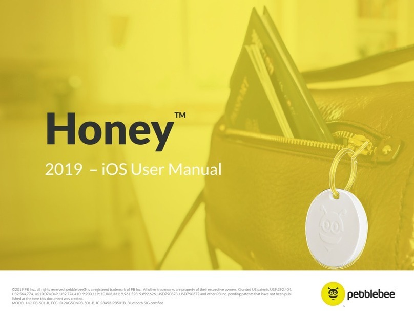 Pebblebee Honey PB-501-B user manual