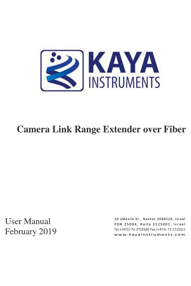 Kaya Instruments KY-CL2F-D User manual