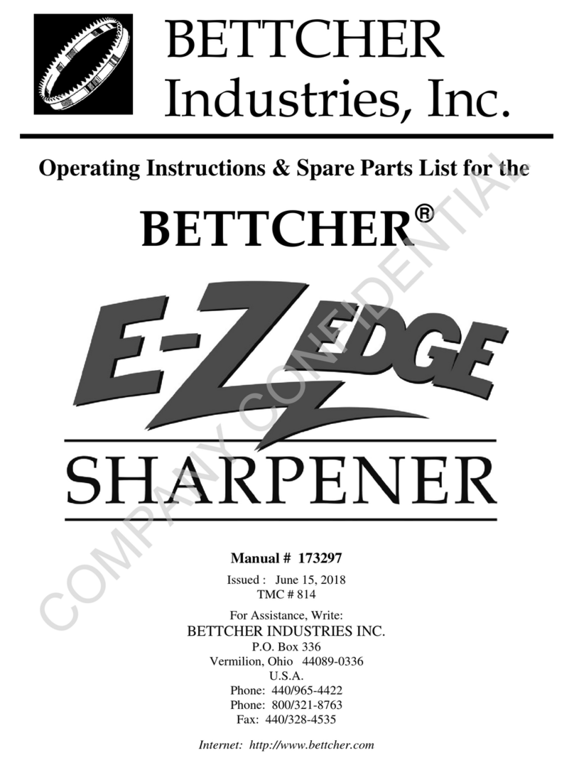 Bettcher E-Z EDGE Series User manual