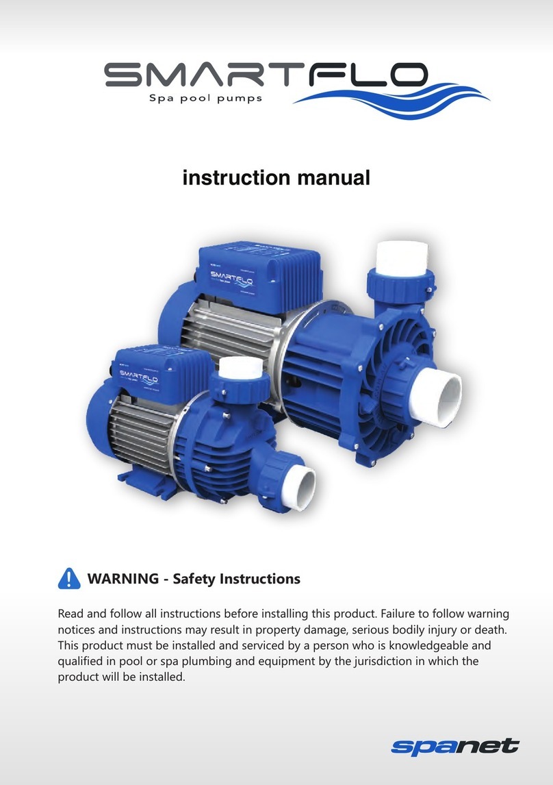 SpaNet SMARTFLO SC05 instruction manual