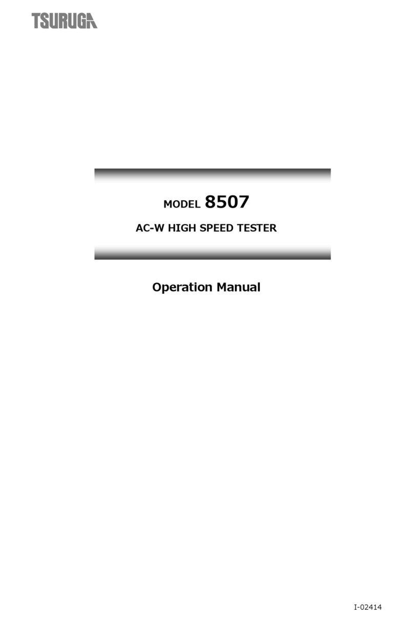 Tsuruga 8507 Operation manual