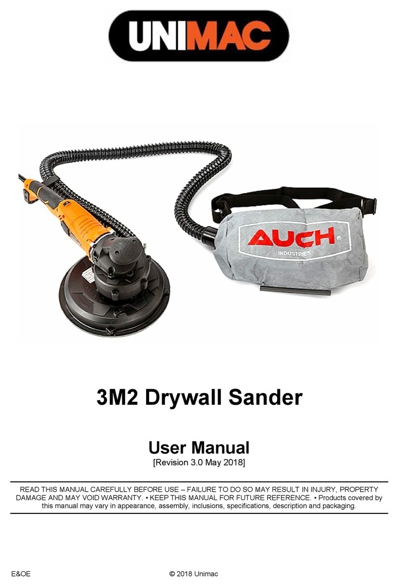 Unimac Auch 3M2 User manual