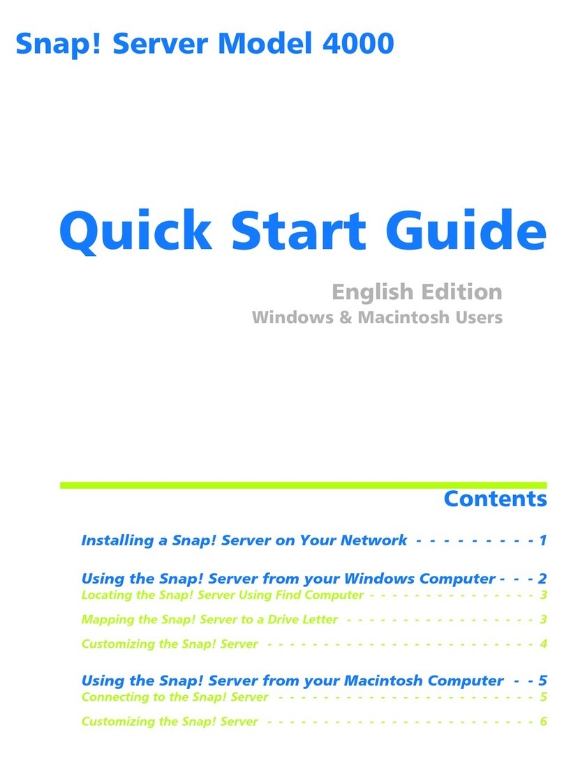 Quantum Snap! Server 4000 User manual