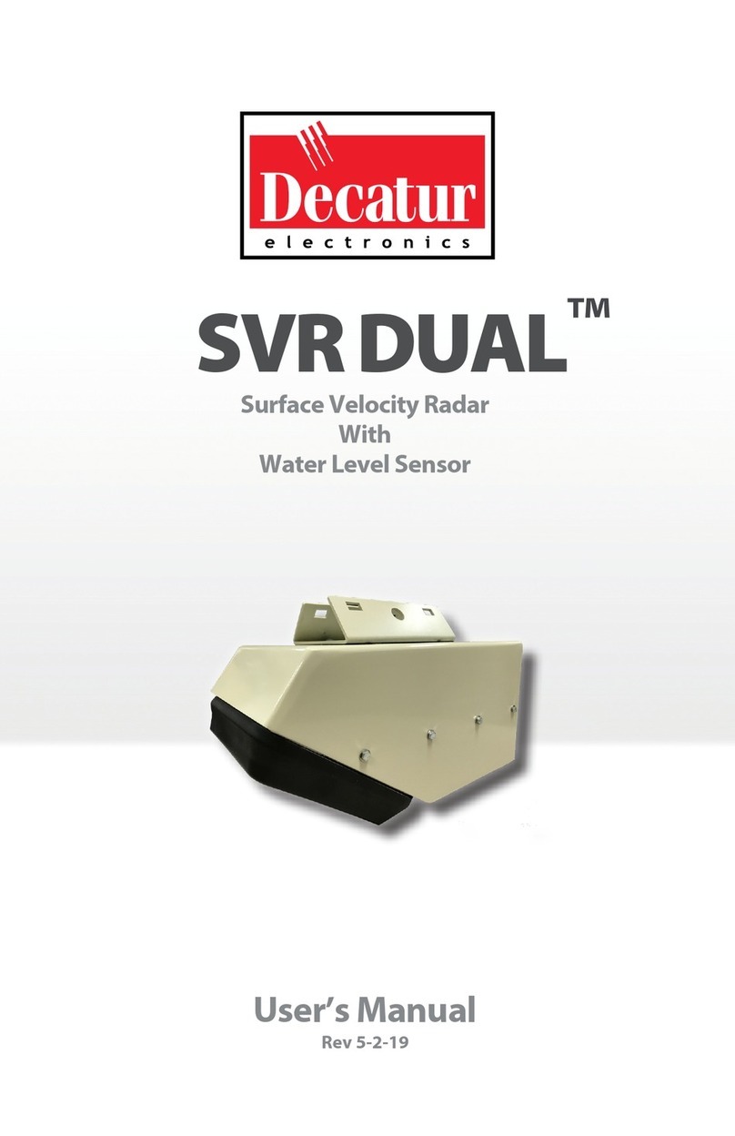 Decatur Electronics SVR DUAL User manual