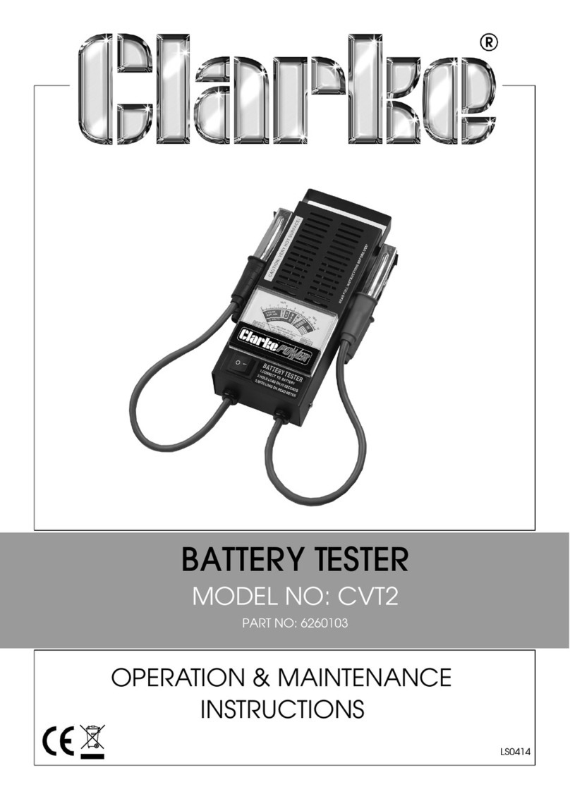 Clarke CVT2 Operation & maintenance instructions Clarke CVT2 Operation & maintenance instructions