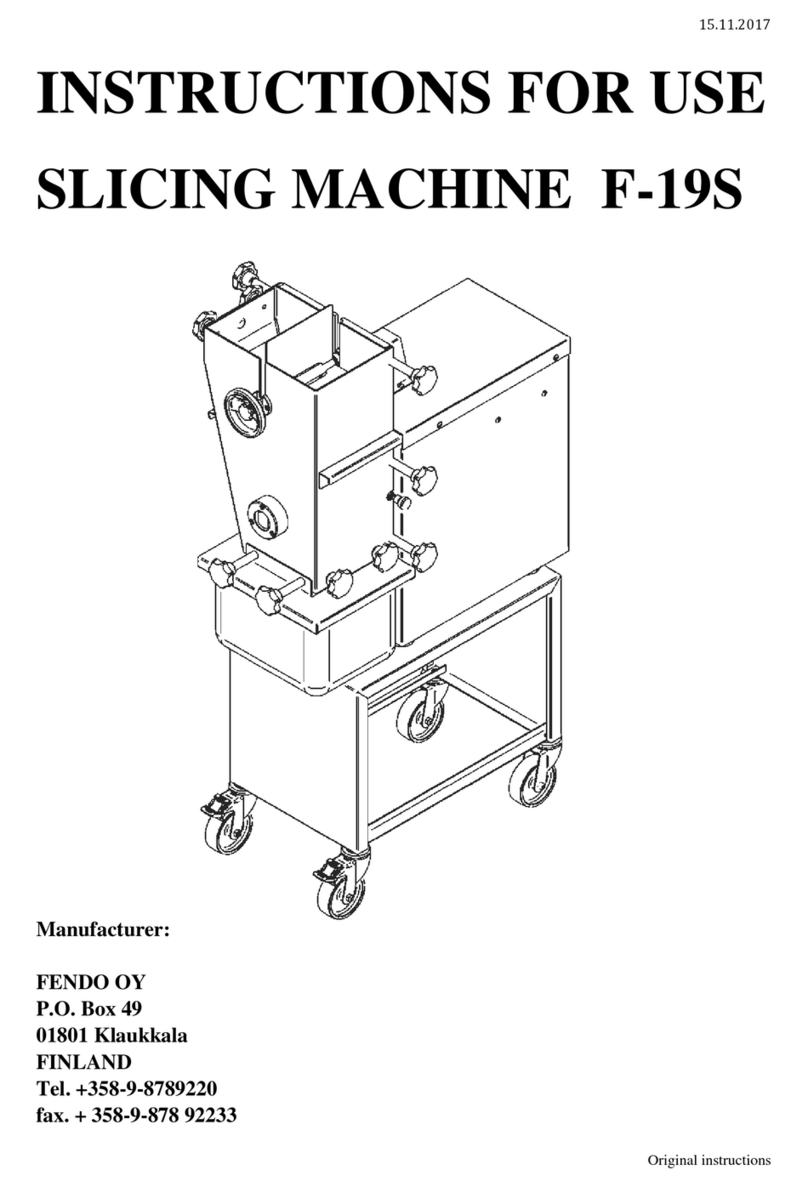 FENDO OY F-19S Instructions for use