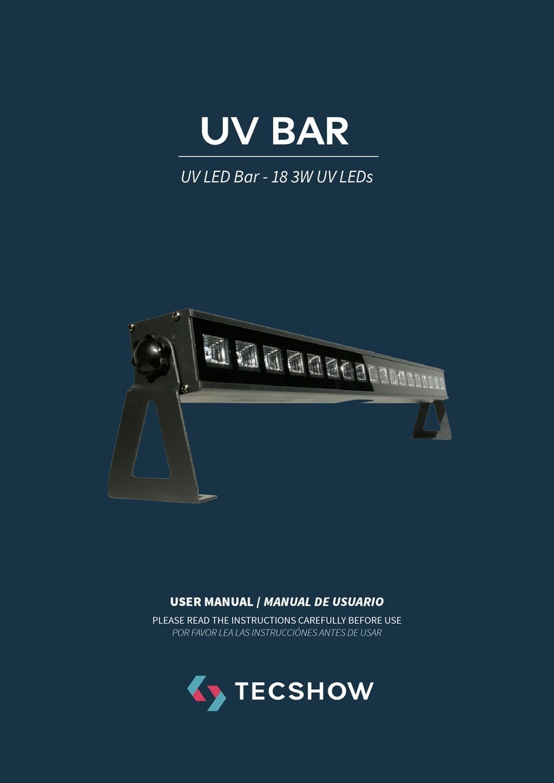 TECshow UV BAR user manual