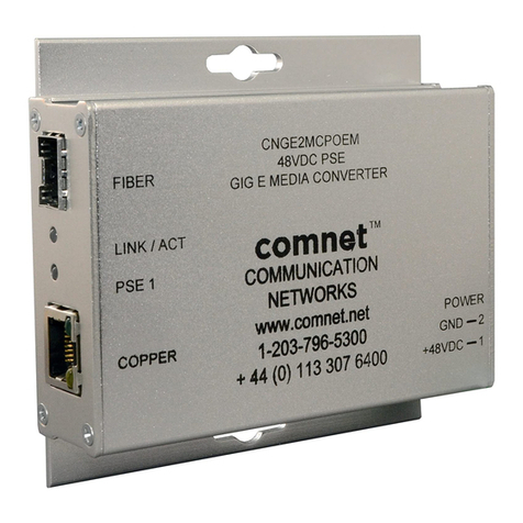 Comnet CNGE2MCPOEM User manual Comnet CNGE2MCPOEM User manual