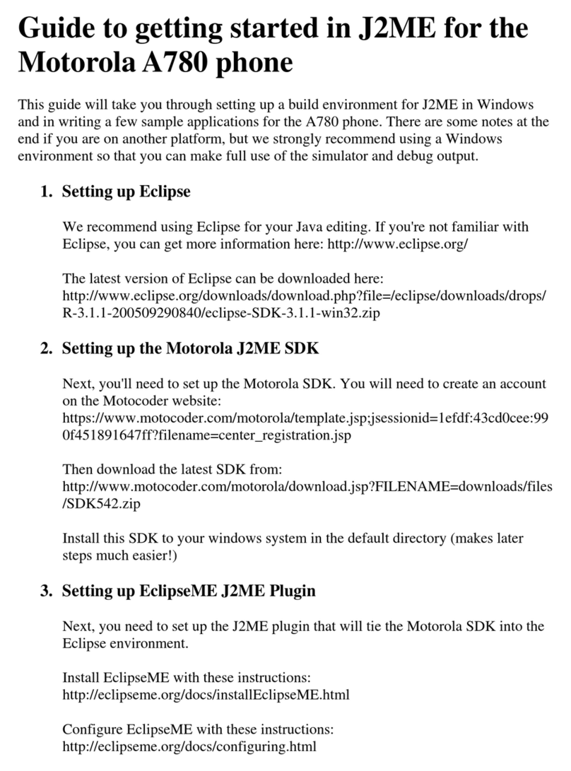 Motorola A780 User manual