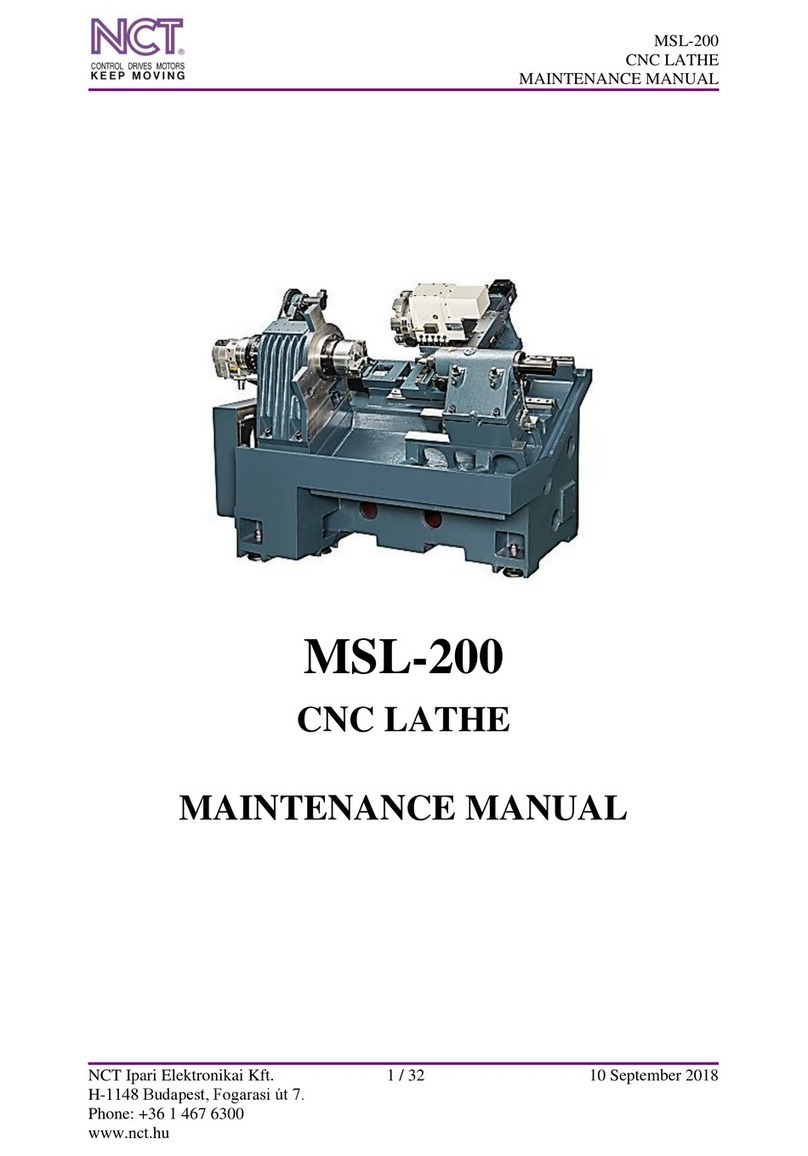 NCT MSL-200 Maintenance manual