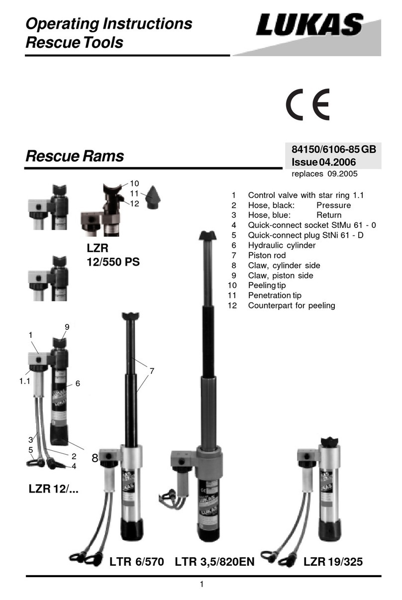 Lukas LZR Series operating instructions
