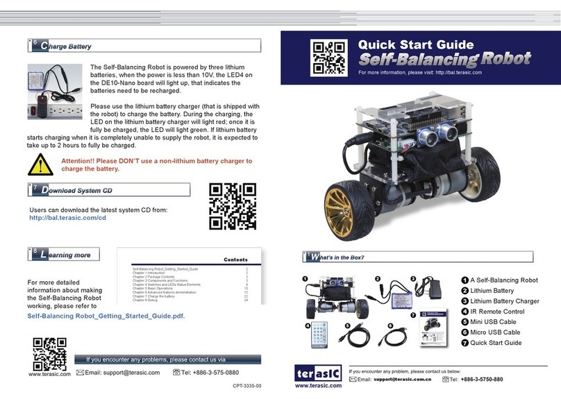 Terasic Self-Balancing Robot User manual