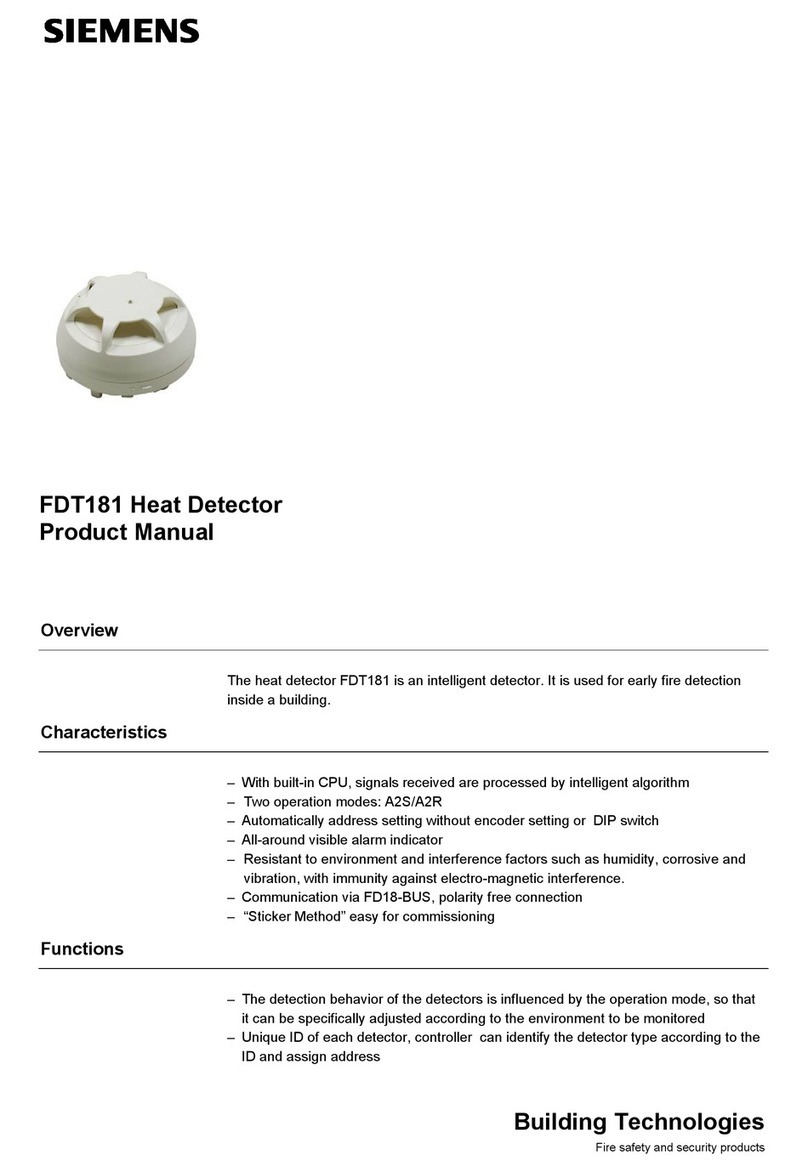 Siemens FDT181 product manual
