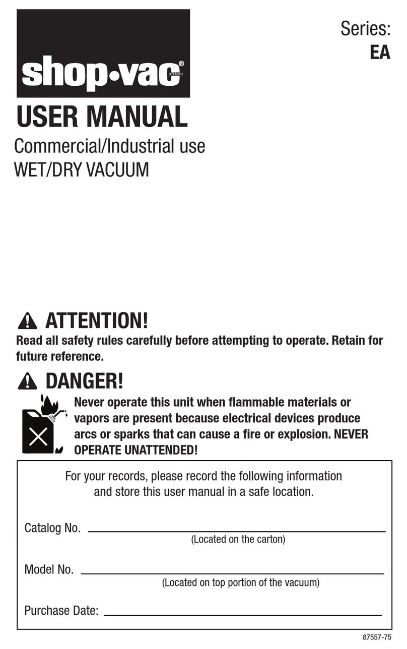 Shop-Vac EA Series user manual
