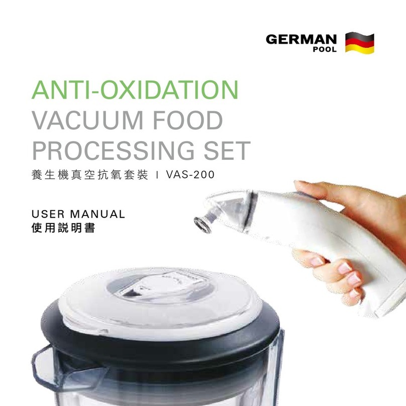 German pool VAS-200 user manual