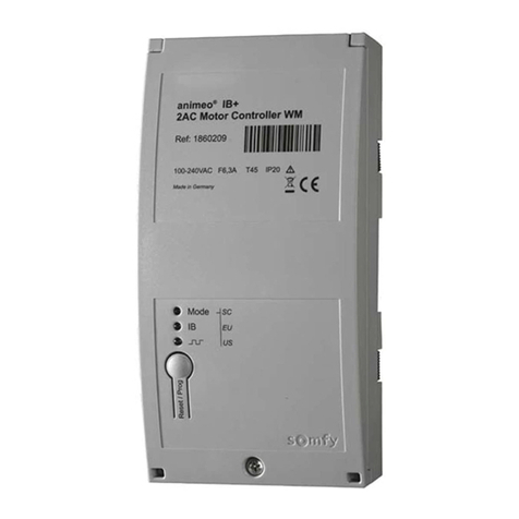 SOMFY animeo IB+ 1860209 User manual SOMFY animeo IB+ 1860209 User manual