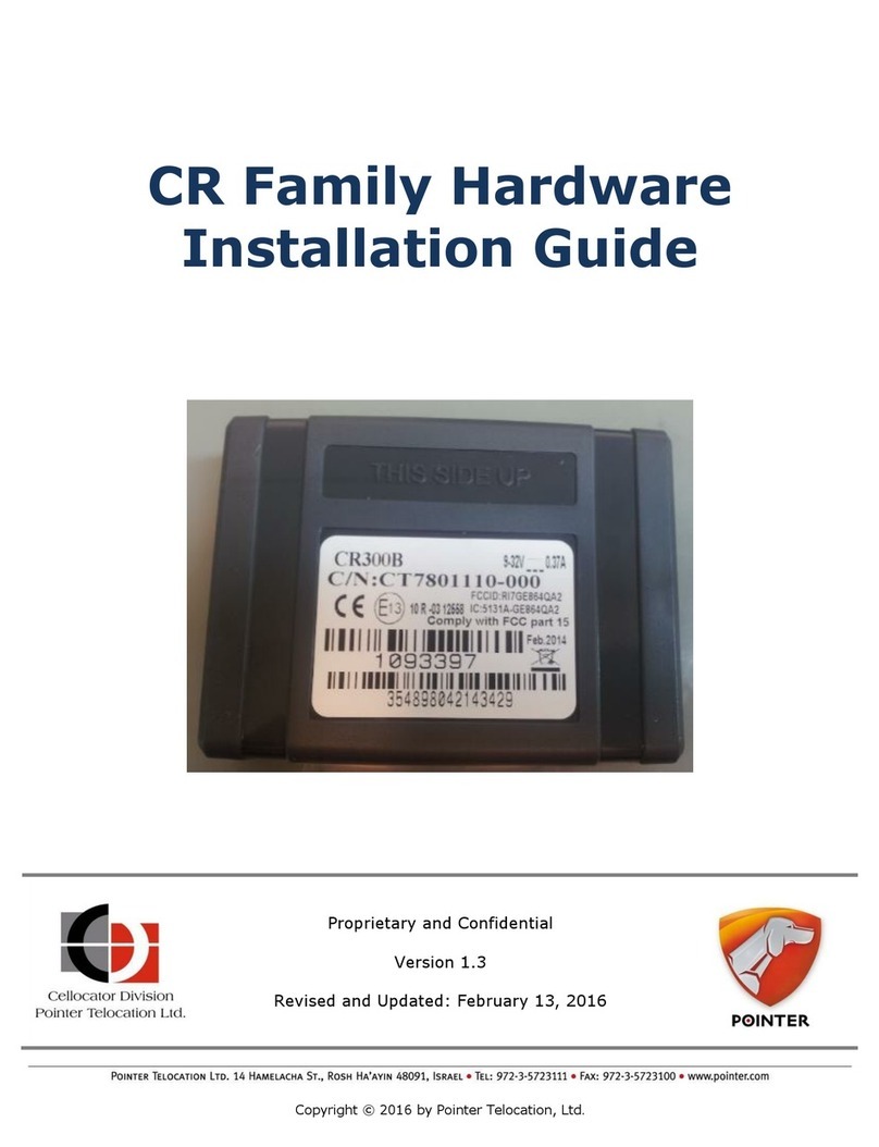 Pointer CR Series installation guide Pointer CR Series installation guide