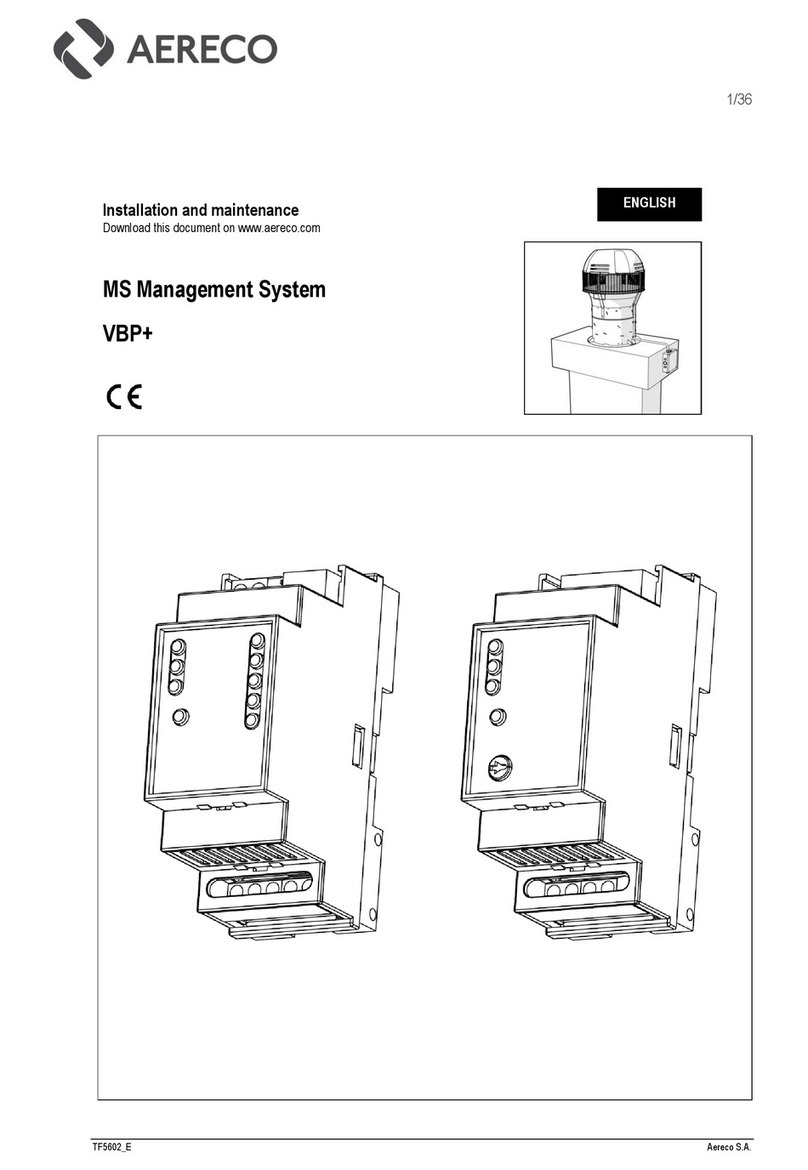 Aereco VBP+ Instruction Manual