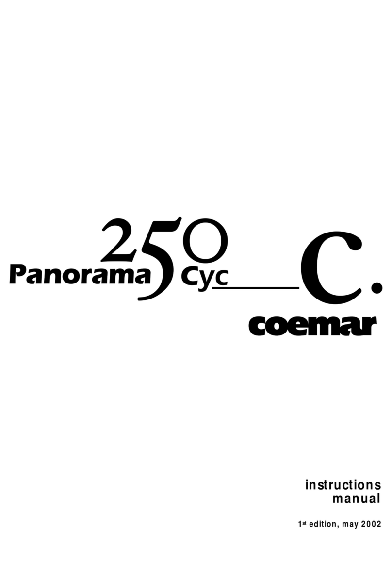 Coemar Panorama Cyc 250 C. instruction manual