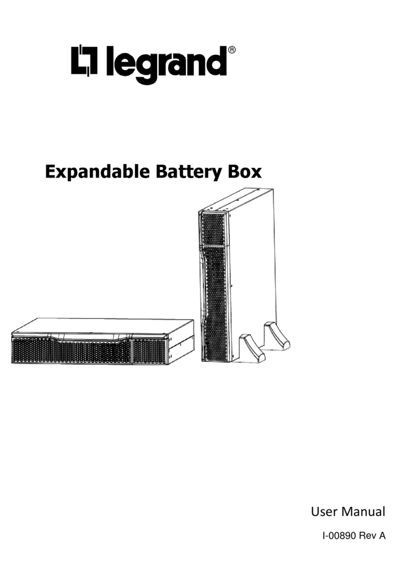 LEGRAND Battery Box 24V user manual LEGRAND Battery Box 24V user manual