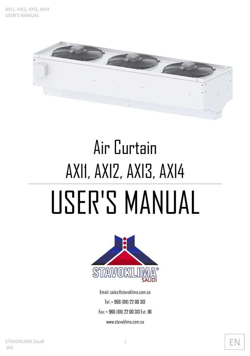 Stavoklima AXI2 Series user manual