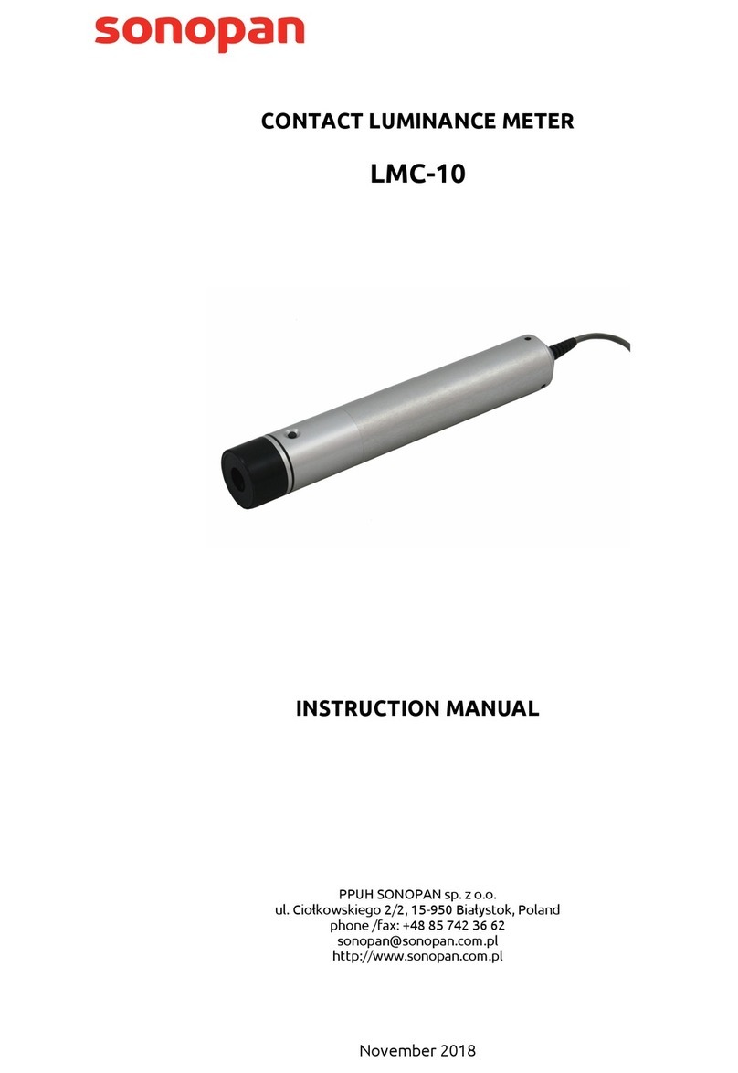 SONOPAN LMC-10 User manual