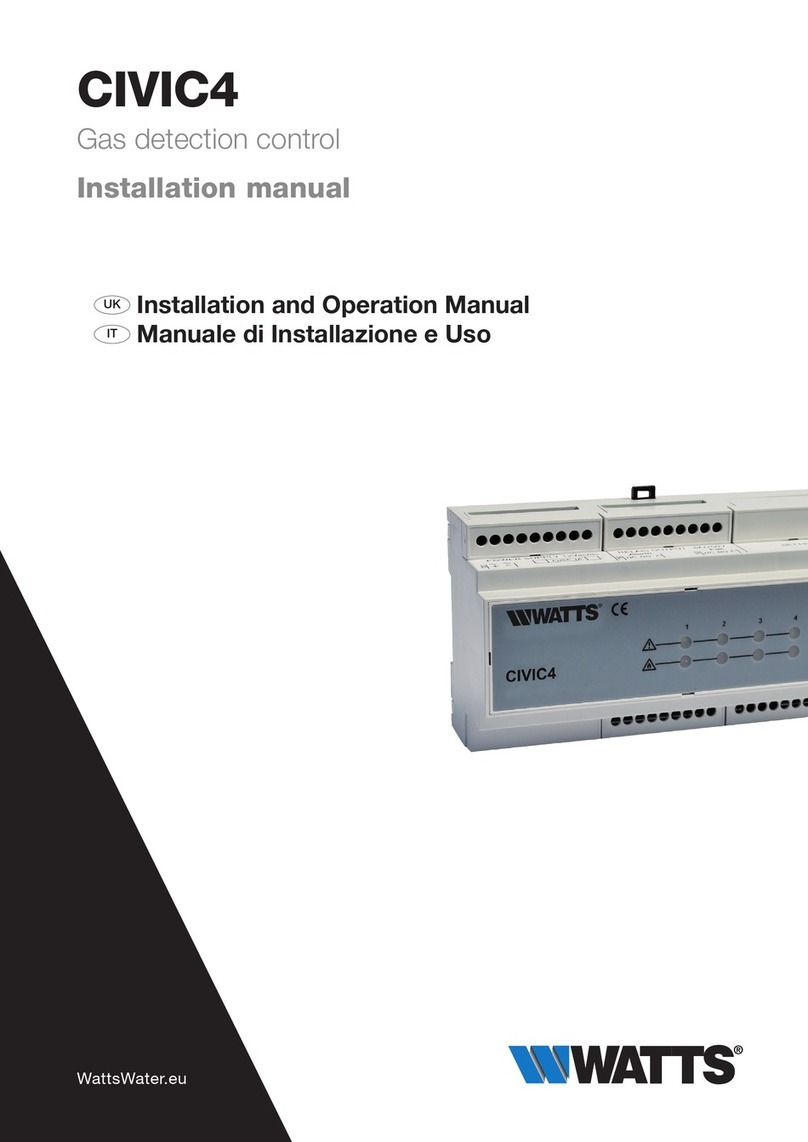 Watts CIVIC4 User manual