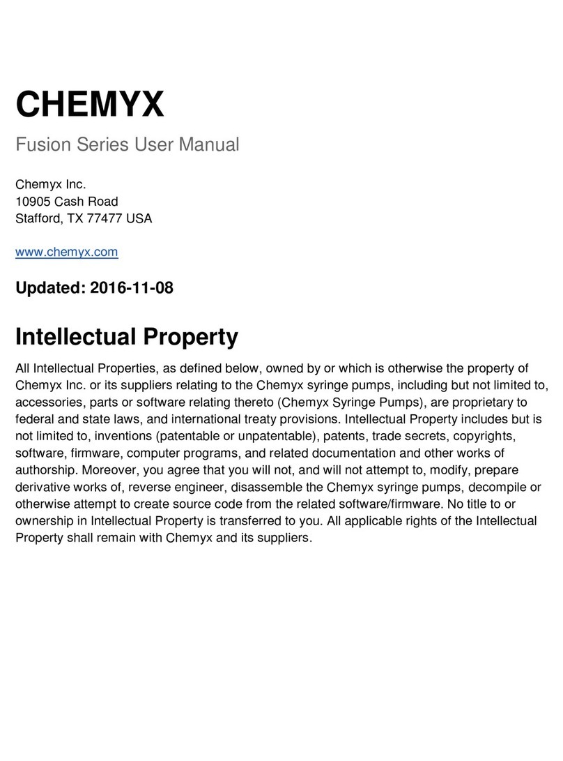 Chemyx Fusion Series user manual
