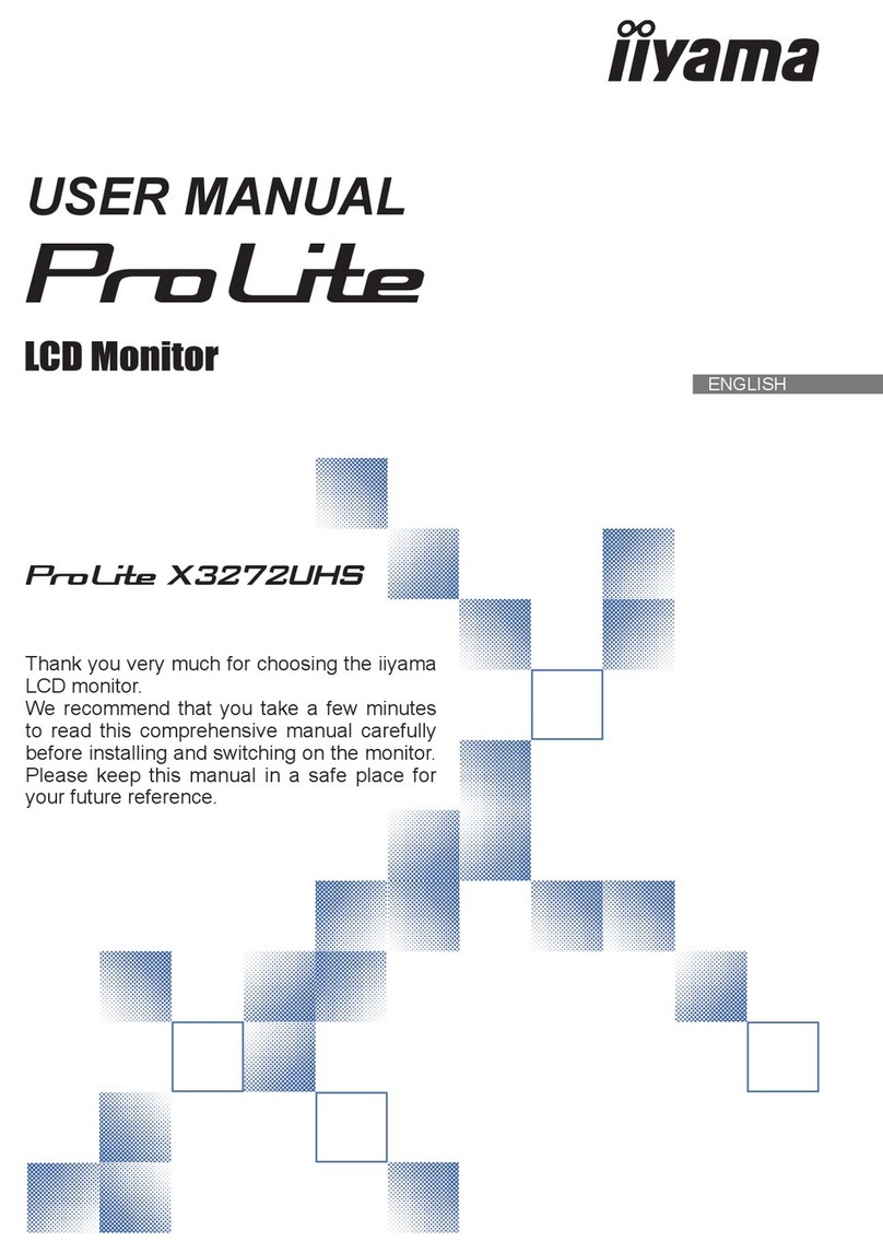 Iiyama ProLite X3272UHS User manual