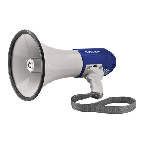 Monacor TM-15 instruction manual