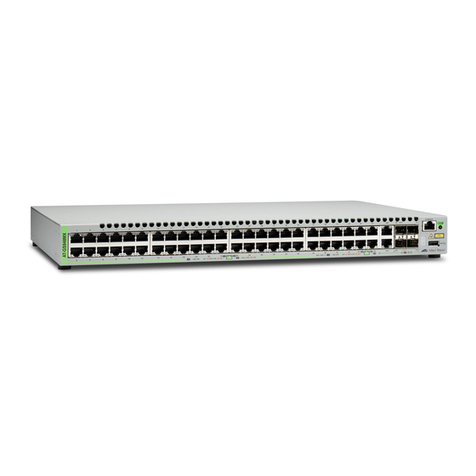 Allied Telesis AlliedWare Plus GS980M Series User manual Allied Telesis AlliedWare Plus GS980M Series User manual