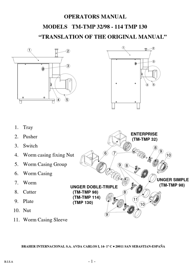 BRAHER TM 32 Operator's manual