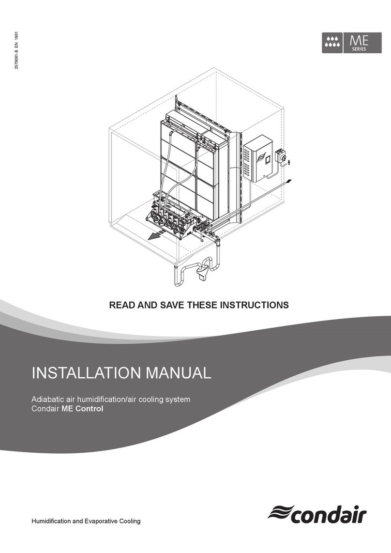 Condair ME series installation manual