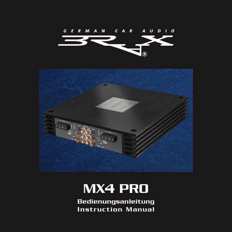 Audiotec Fischer BRAX MX4 PRO instruction manual