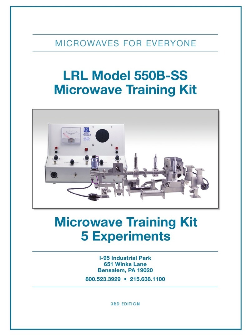 LRL 550B-SS Experiment manual