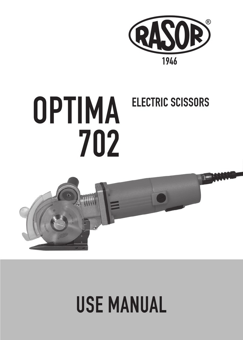 RASOR Optima 702 Mounting instructions