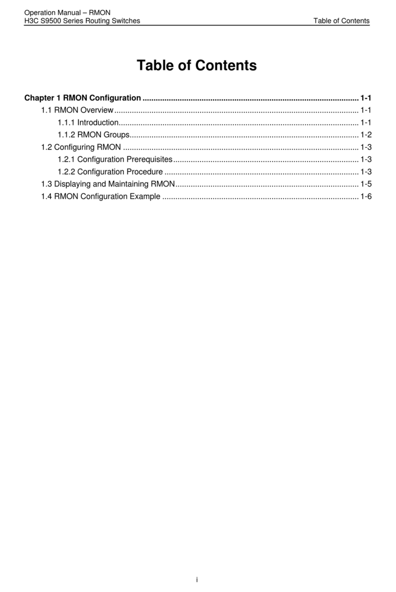 H3C S9500 Series User manual H3C S9500 Series User manual