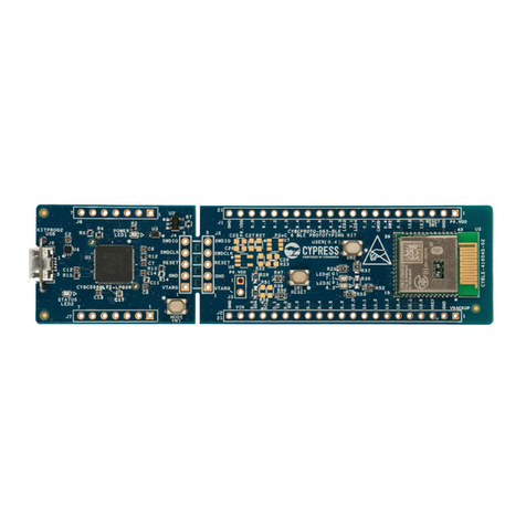 Cypress PSoC CY8CPROTO-063-BLE quick start guide