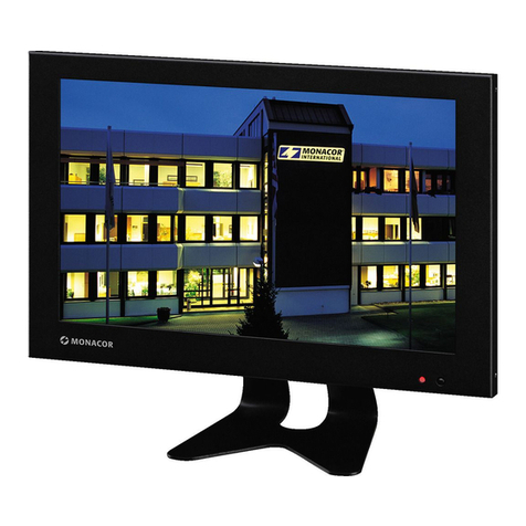 Monacor TFT-1002LED User manual