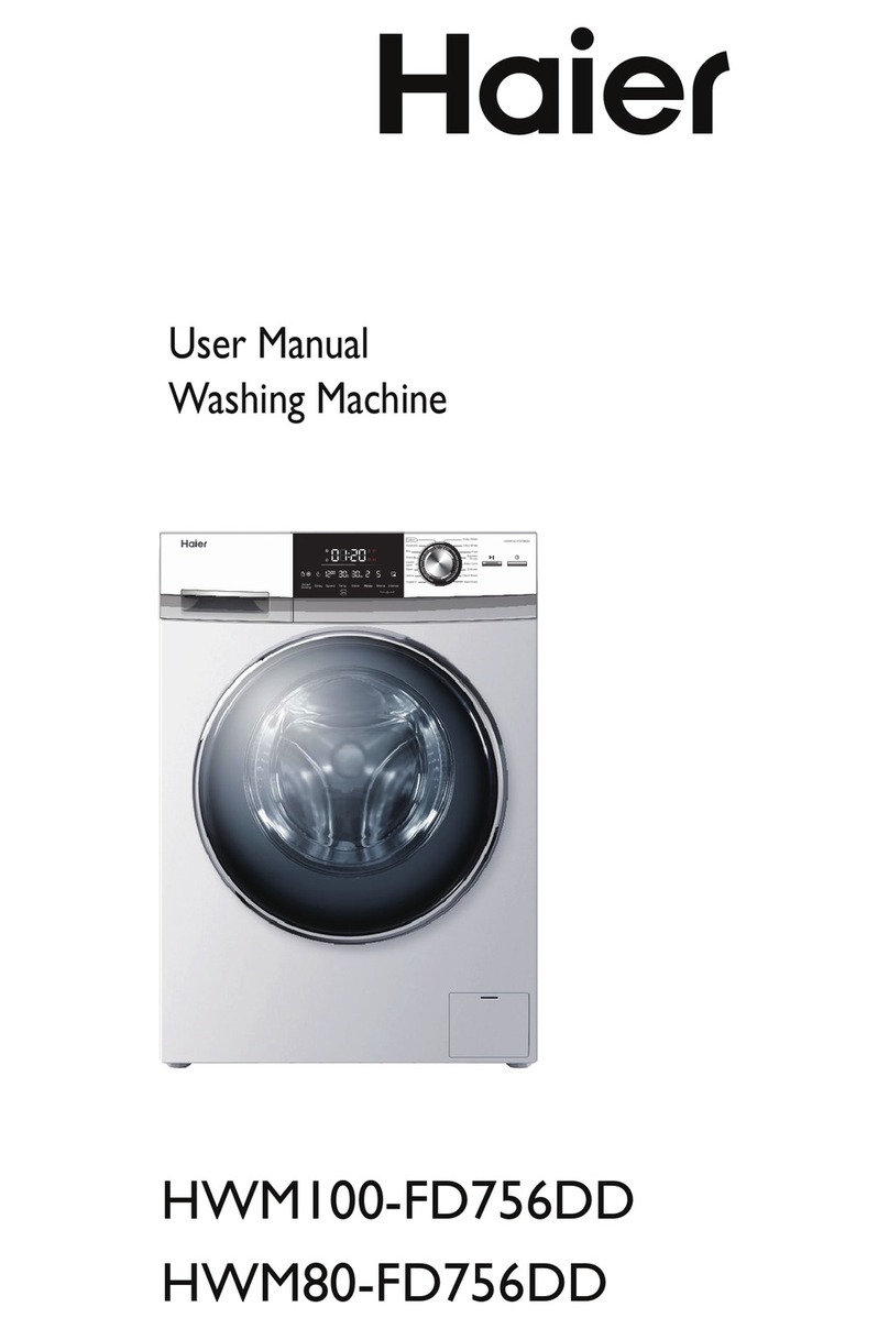 Haier HWM100-FD756DD User manual Haier HWM100-FD756DD User manual