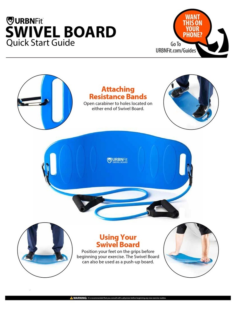 URBNfit SWIVEL BOARD User manual