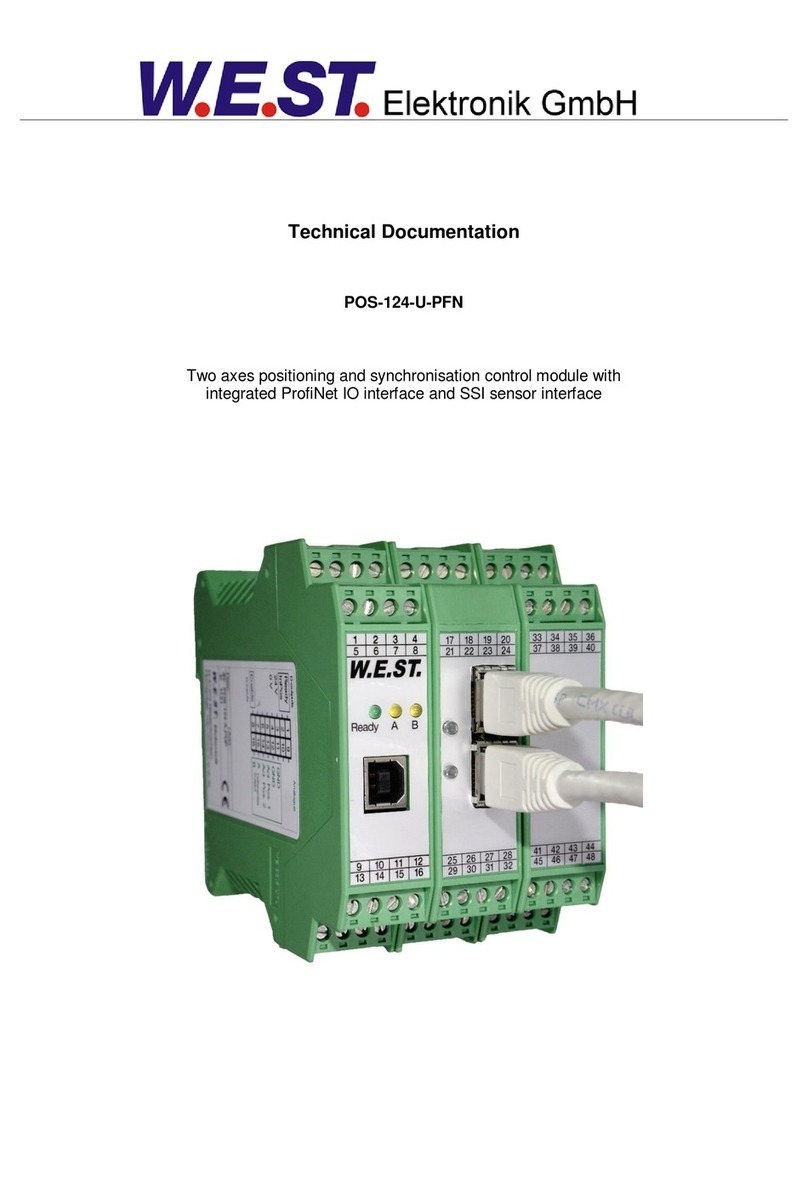 W.E.ST. POS-124-U-PFN Technical documentation W.E.ST. POS-124-U-PFN Technical documentation