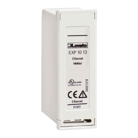 LOVATO ELECTRIC EXP10 13 User manual