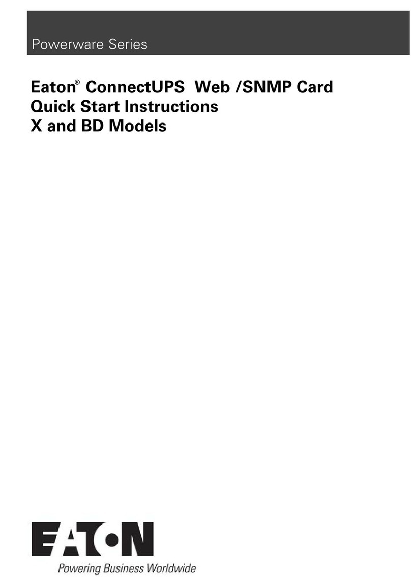 Eaton Powerware Series Quick start instructions Eaton Powerware Series Quick start instructions