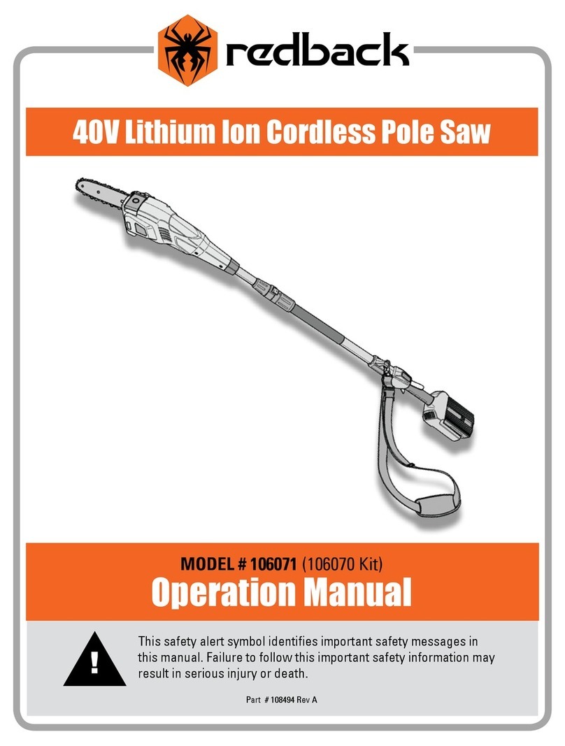 Redback 106071 User manual