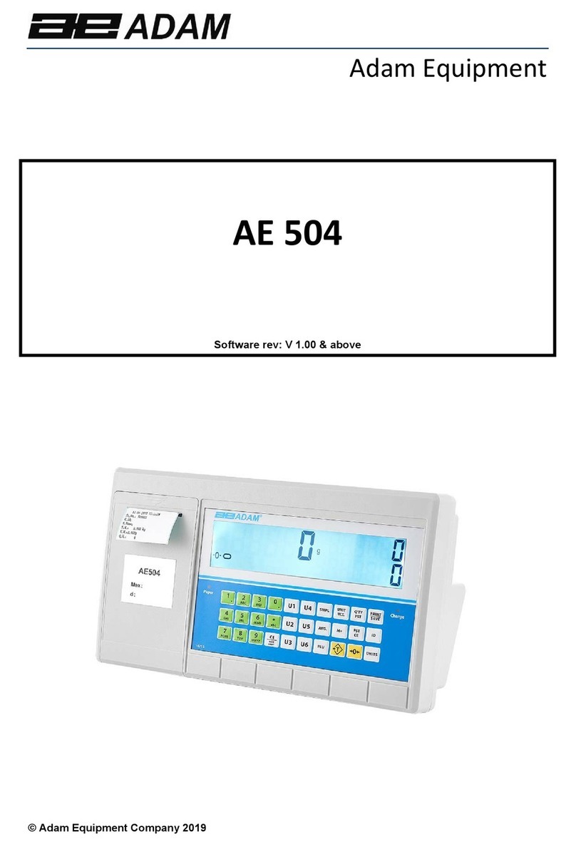 Adam Equipment AE 504 Series user manual